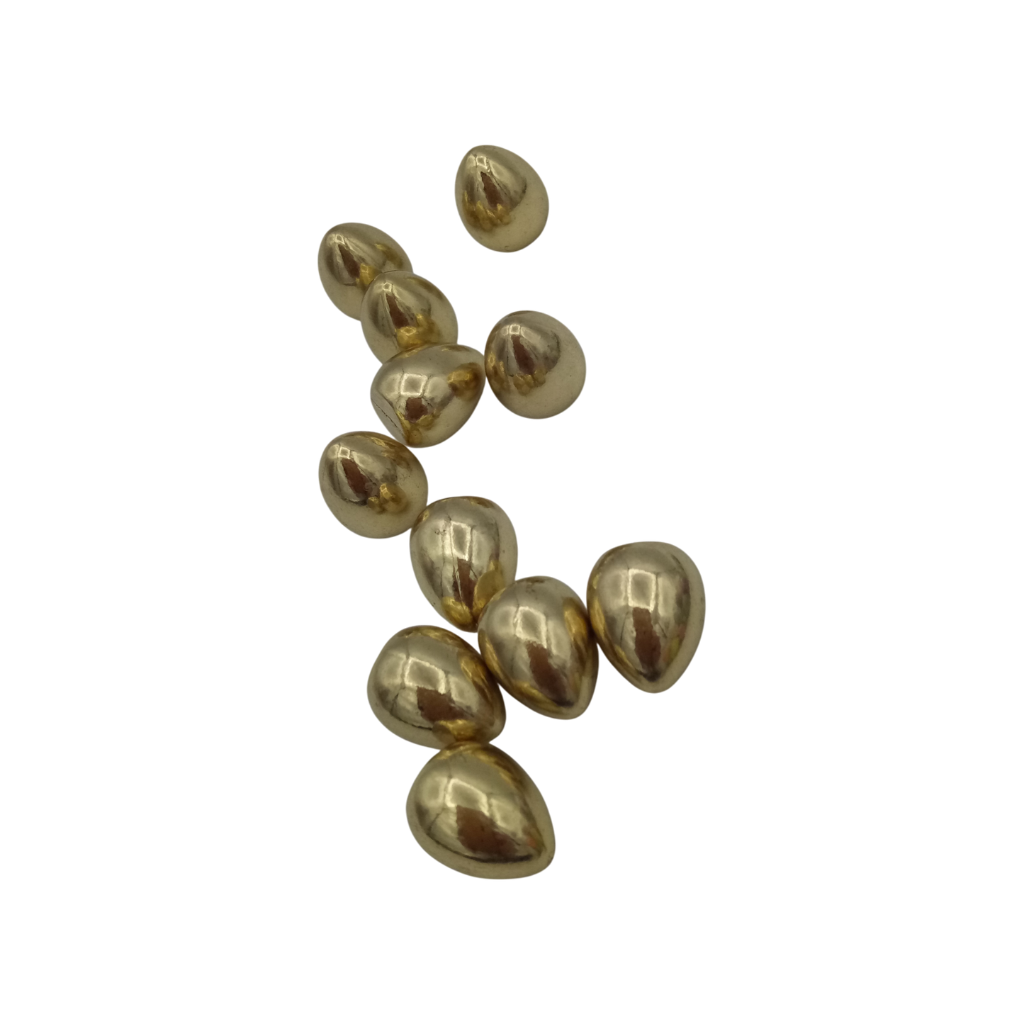 Wingspan Combi-Set speckled plastic and golden metall eggs