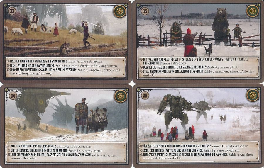 Scythe Kombiset Promokartensets #1 - #5