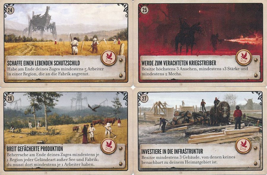 Scythe Kombiset Promokartensets #1 - #5