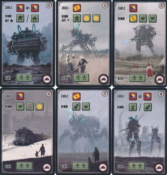 Scythe Kombiset Promokartensets #1 - #5