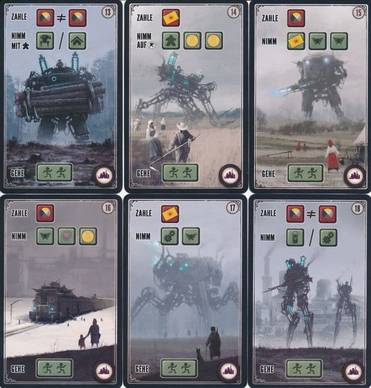 Scythe Kombiset Promokartensets #1 - #5