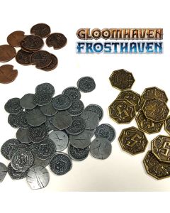 Metallmünzen Frosthaven-Gloomhaven